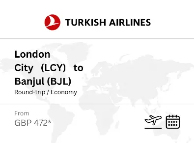 Banjul departure option 27