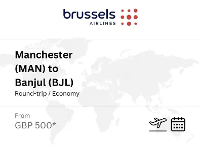 Banjul departure option 32