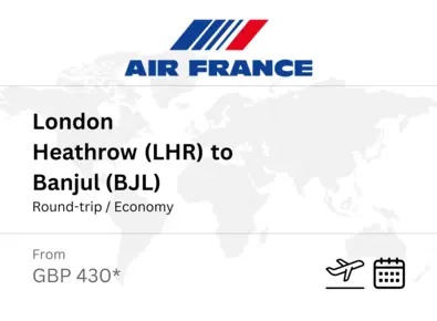 Banjul departure option 4