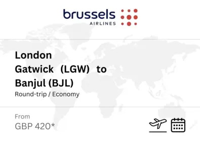 Banjul departure option 8