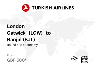 Banjul departure option 9